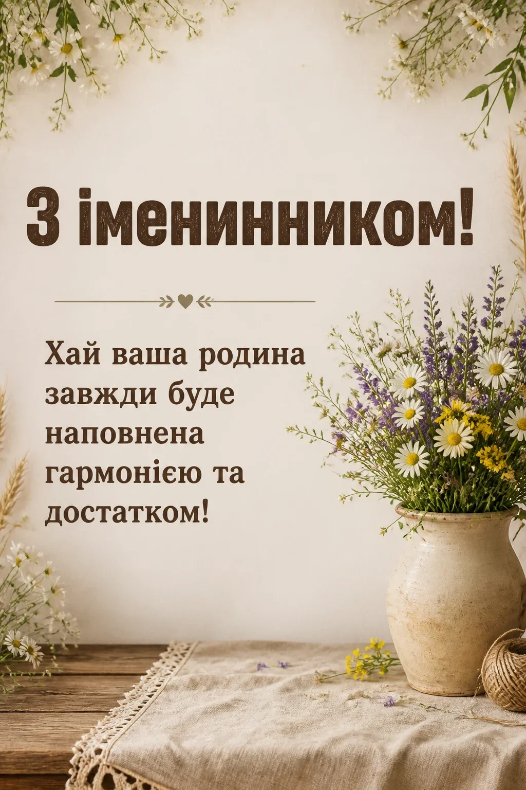 привітання жінці з днем народження її чоловіка