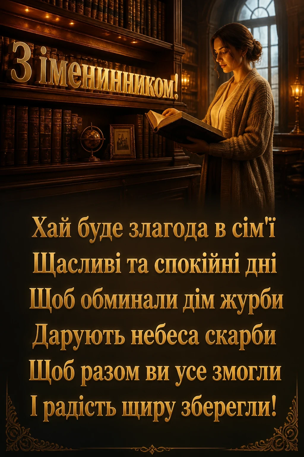 привітання жінці з днем народження її чоловіка