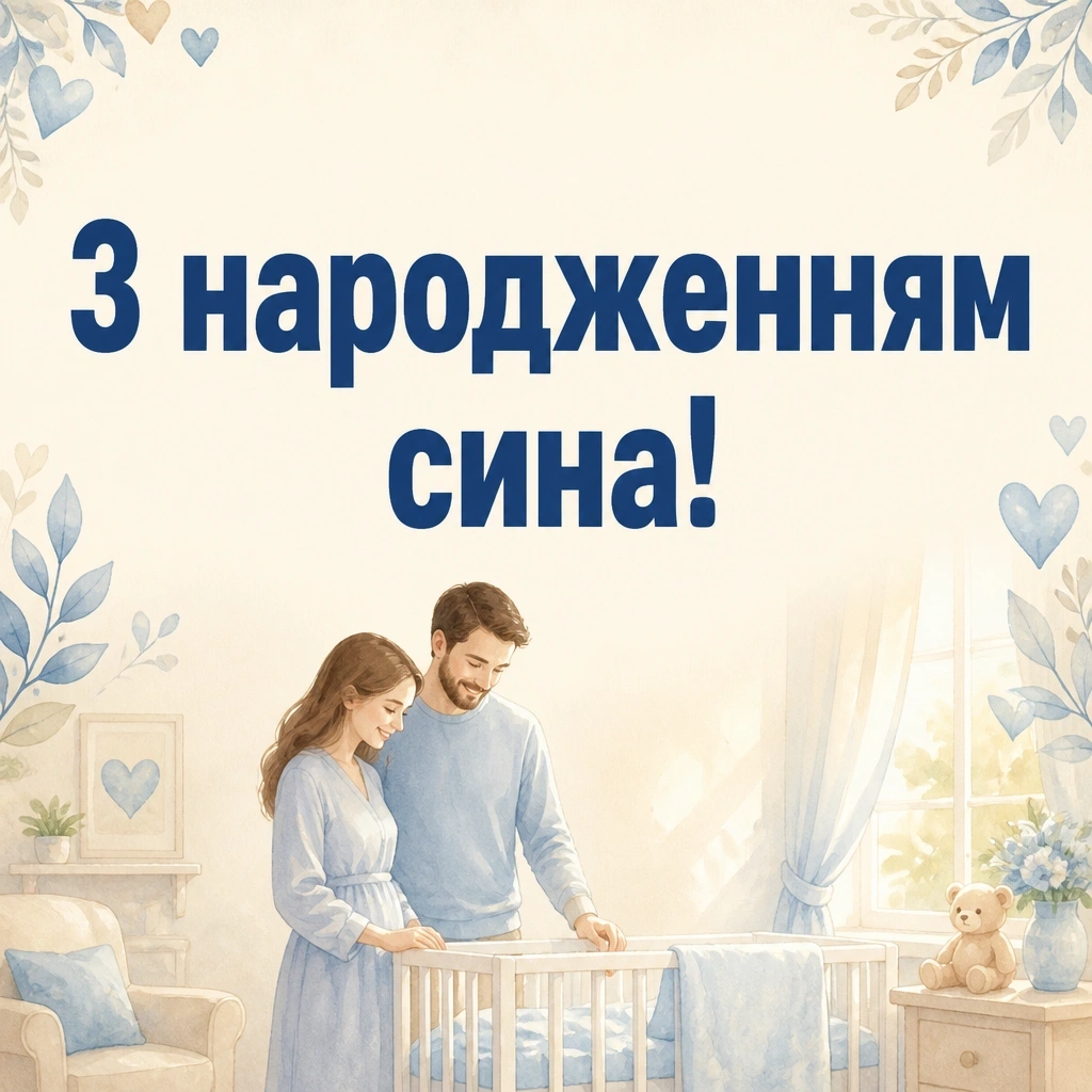 зворушливі привітання з народженням сина