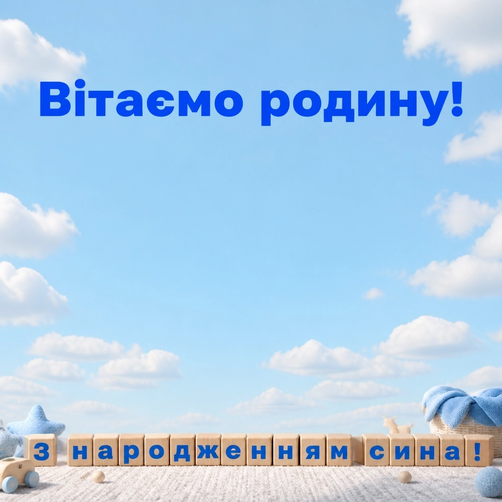 зворушливі привітання з народженням сина