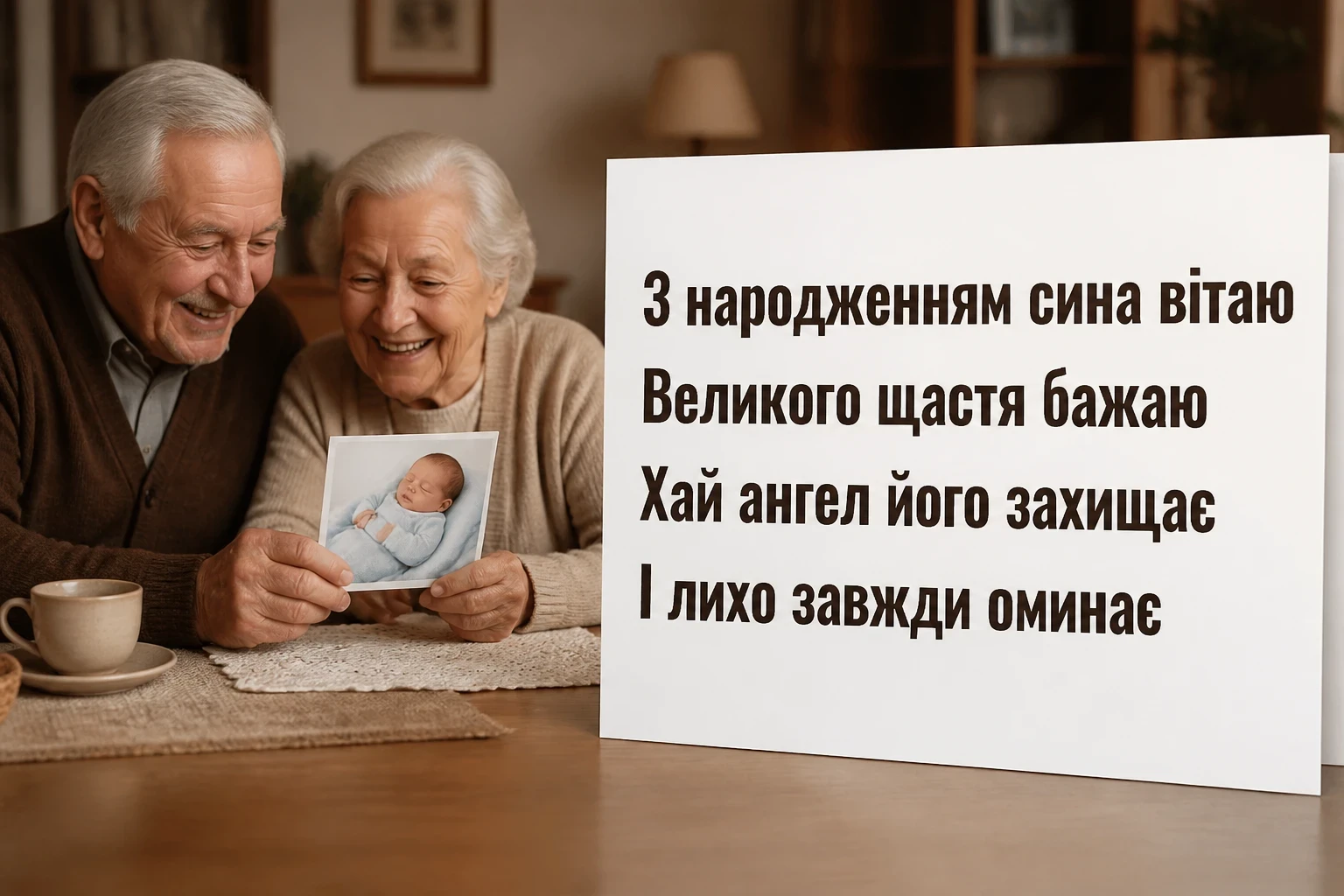 зворушливі привітання з народженням сина
