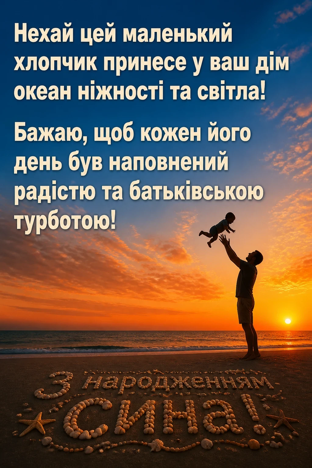 зворушливі привітання з народженням сина
