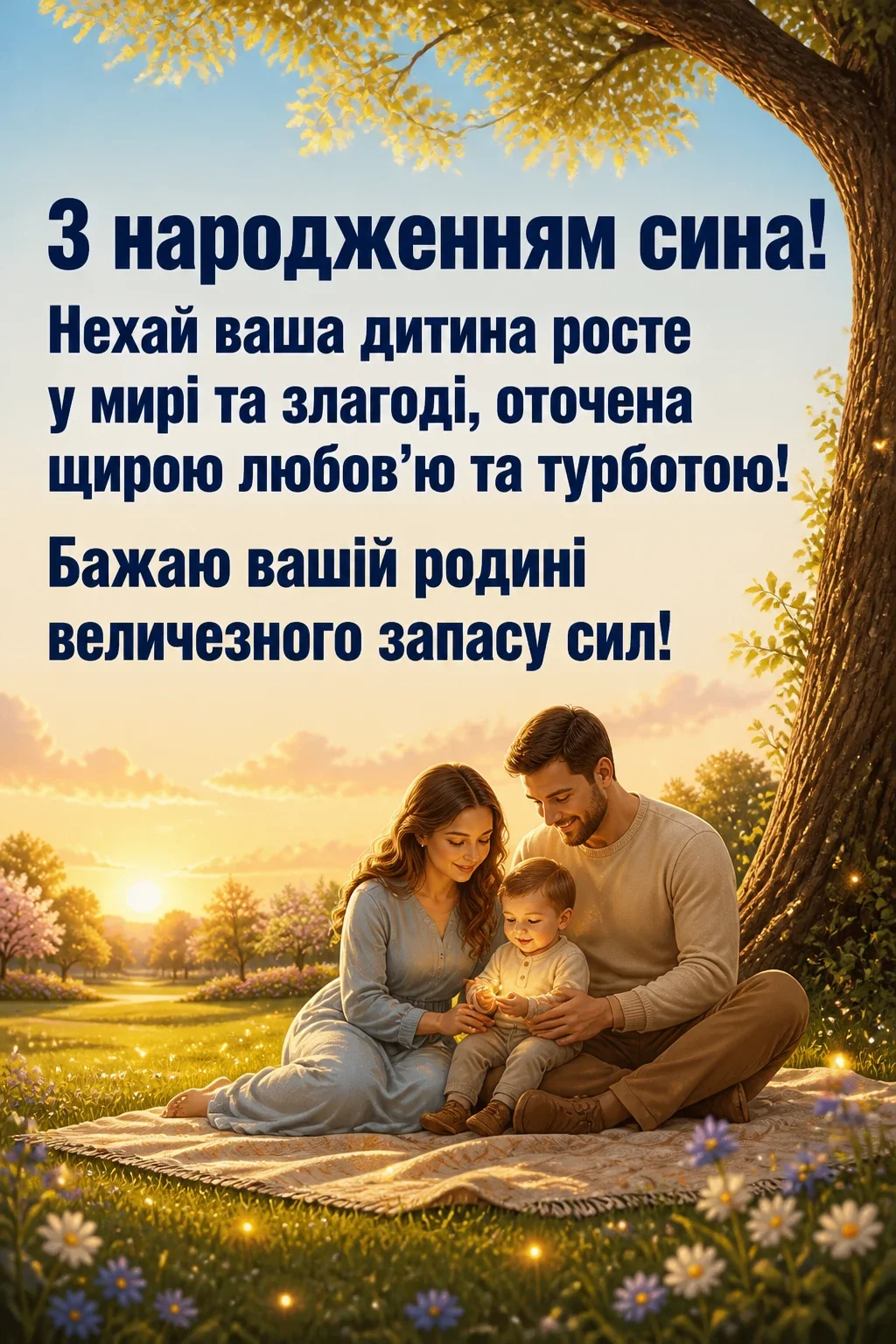 зворушливі привітання з народженням сина