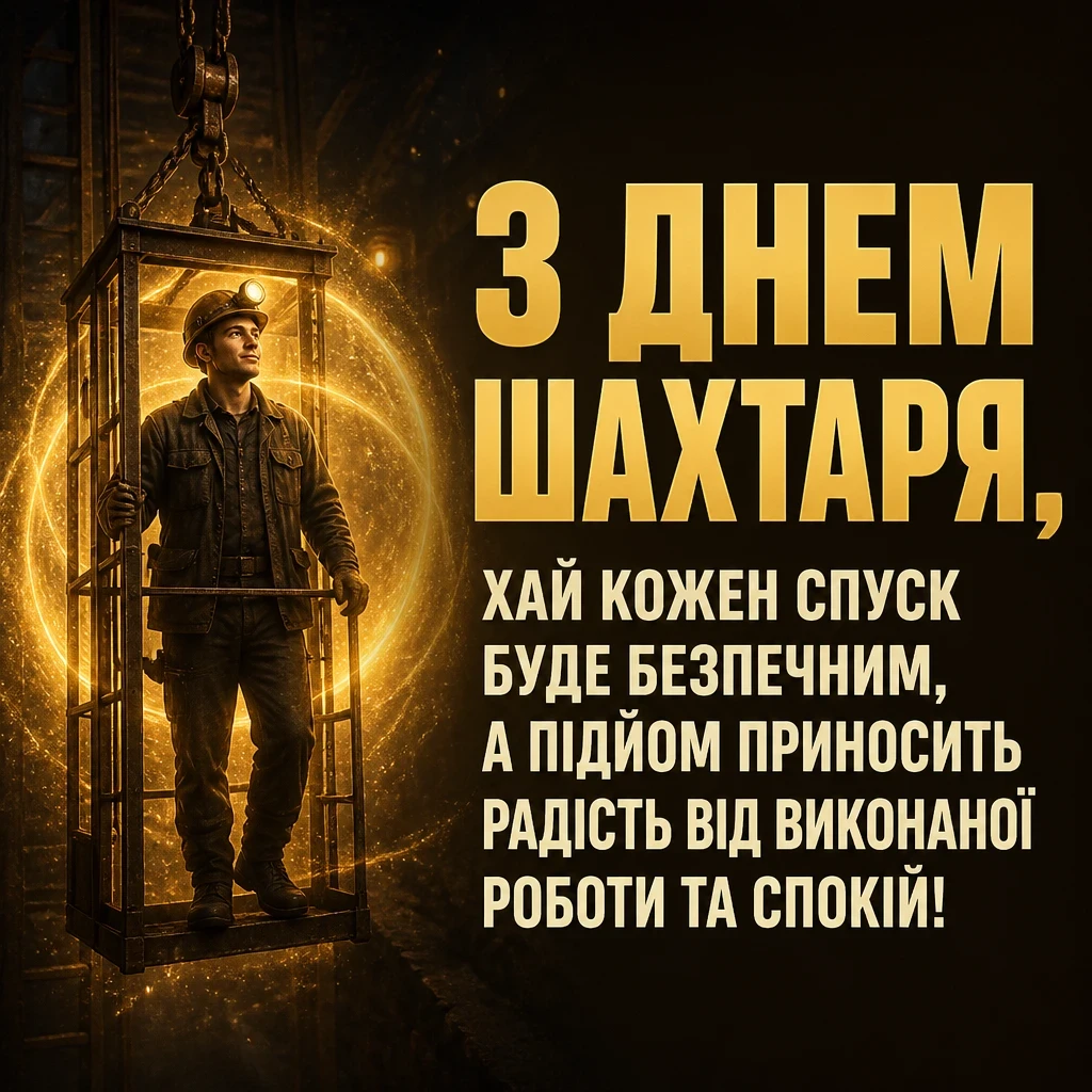день шахтаря привітання з днем шахтаря