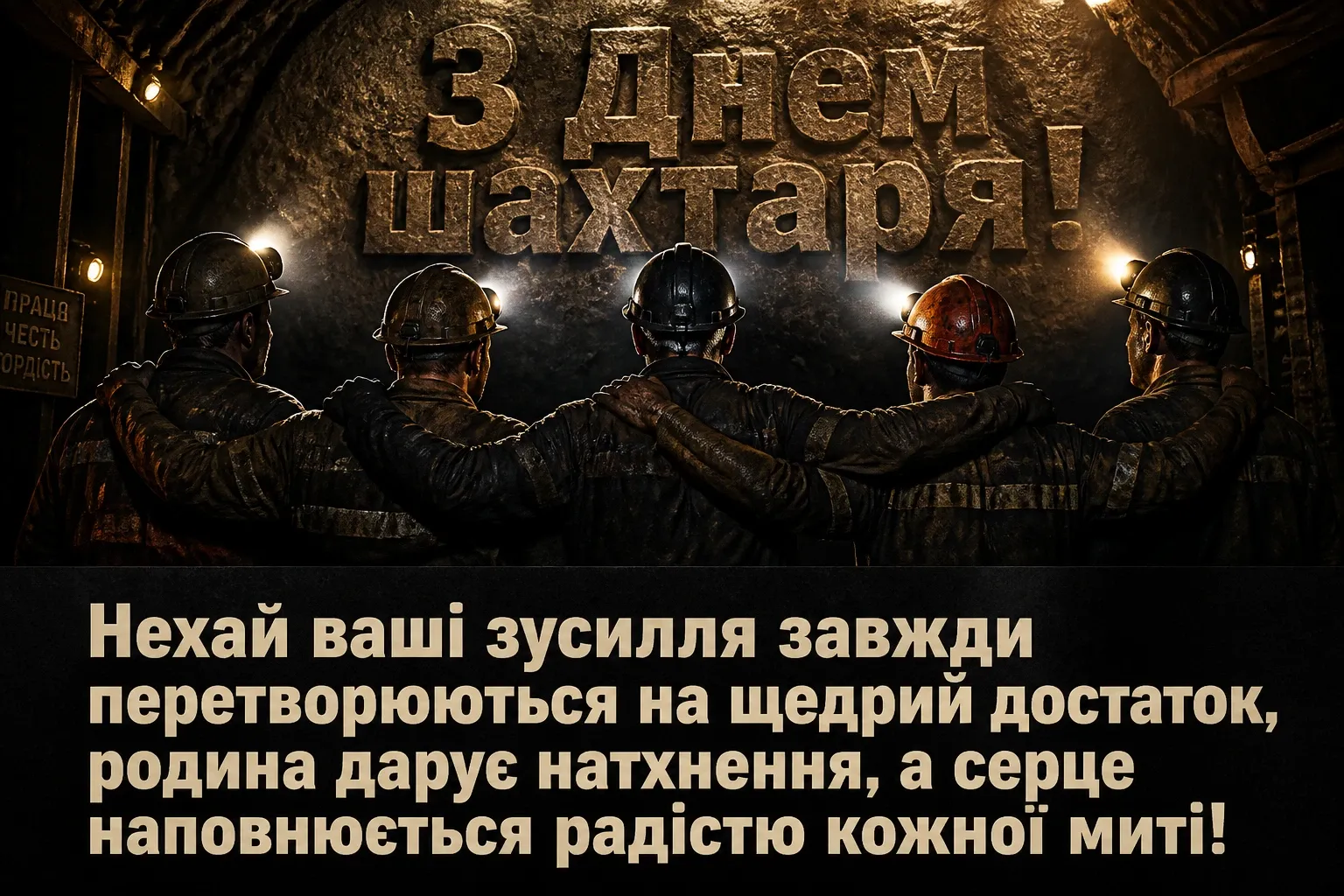 день шахтаря привітання з днем шахтаря