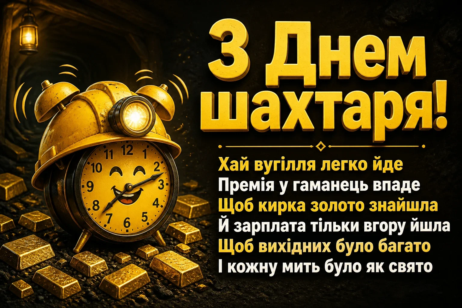 день шахтаря привітання з днем шахтаря