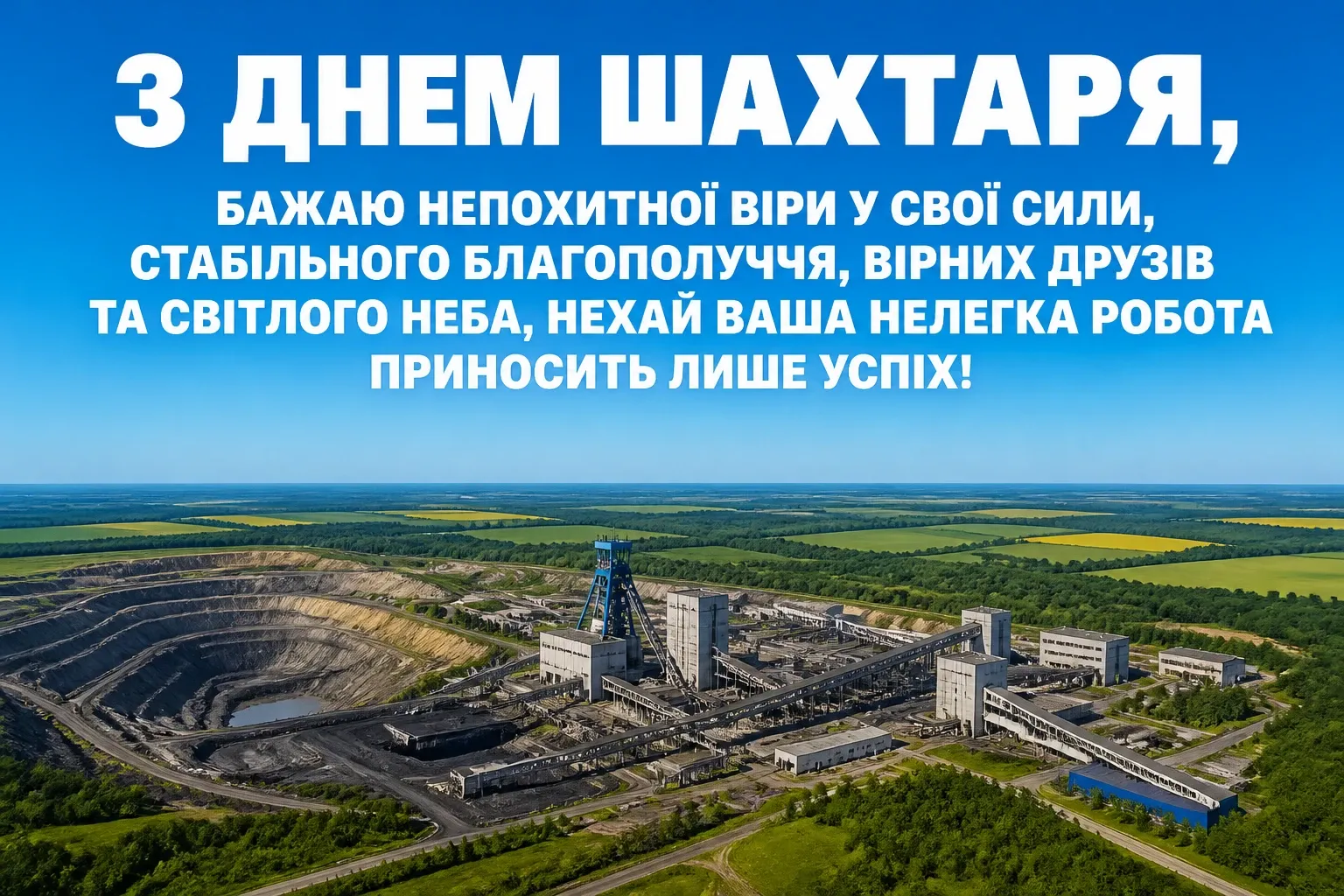 день шахтаря привітання з днем шахтаря