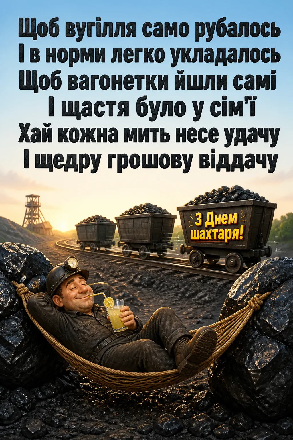 день шахтаря привітання з днем шахтаря