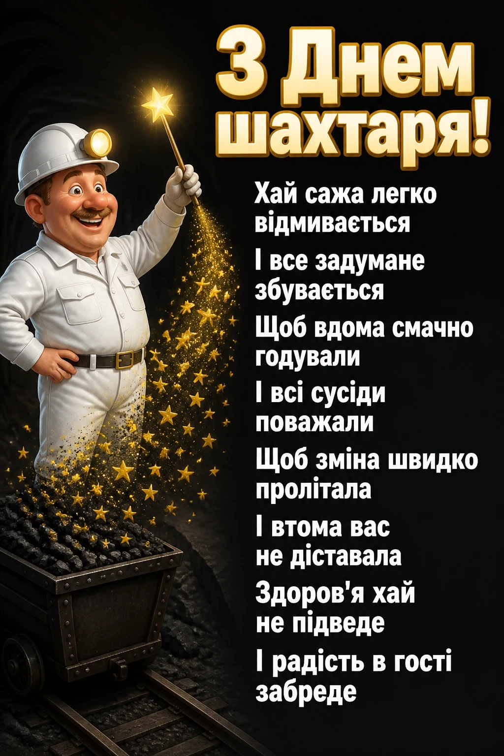 день шахтаря привітання з днем шахтаря