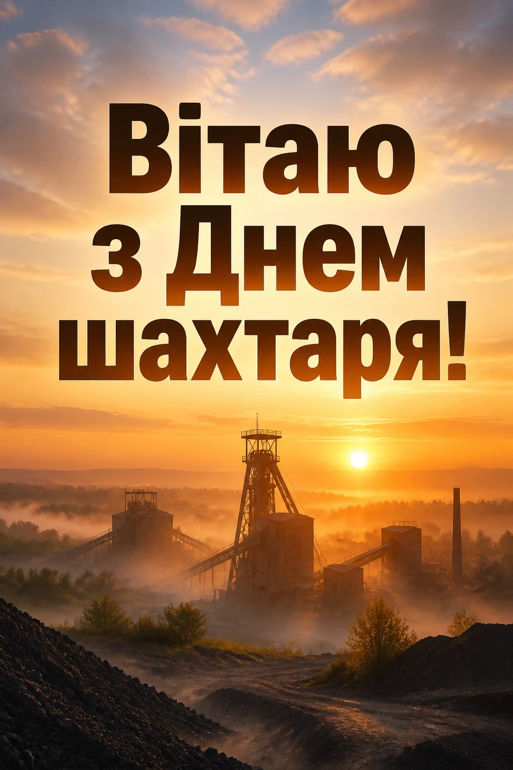 день шахтаря привітання з днем шахтаря