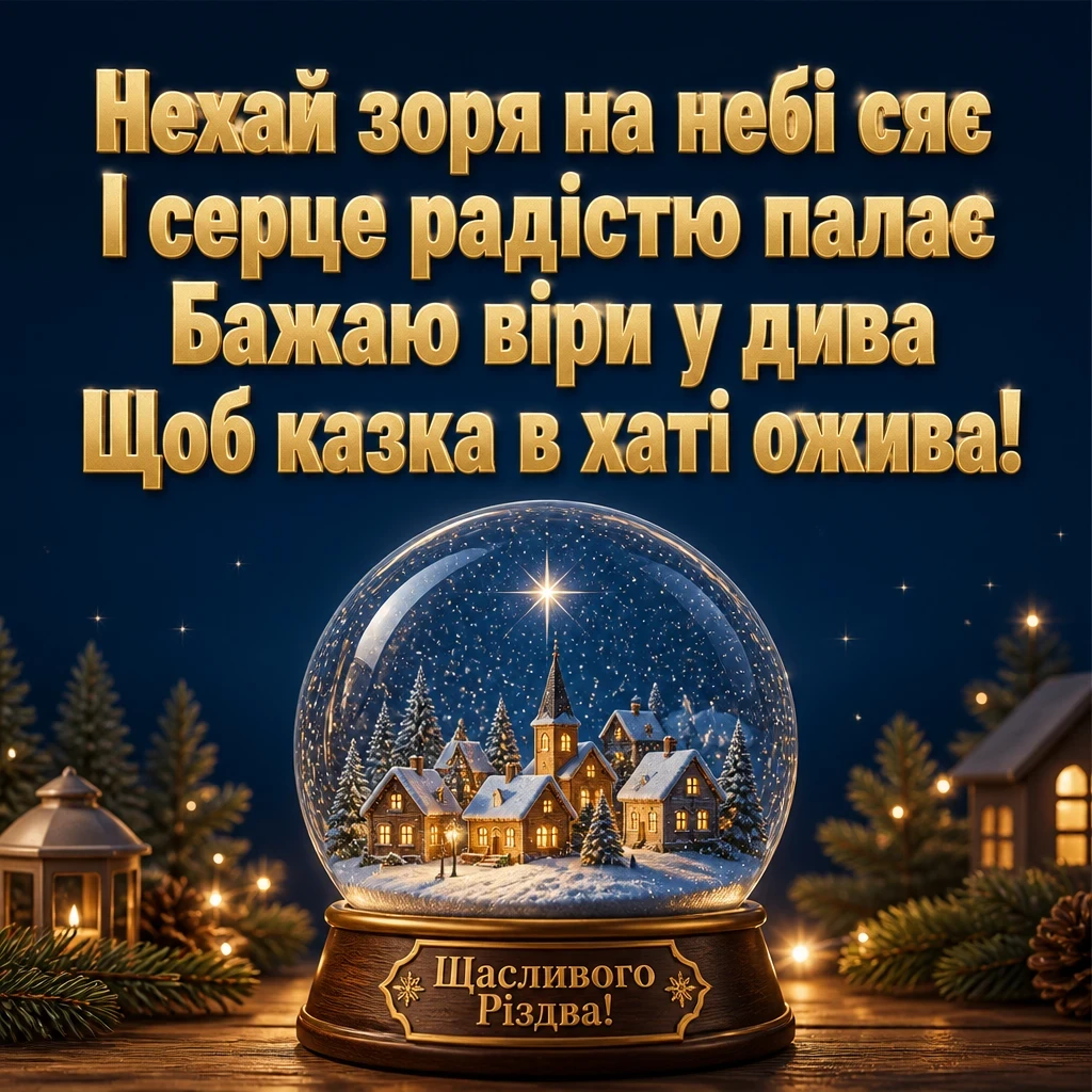 щасливого різдва привітання