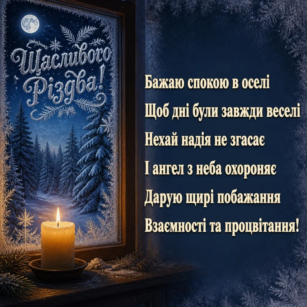 щасливого різдва привітання