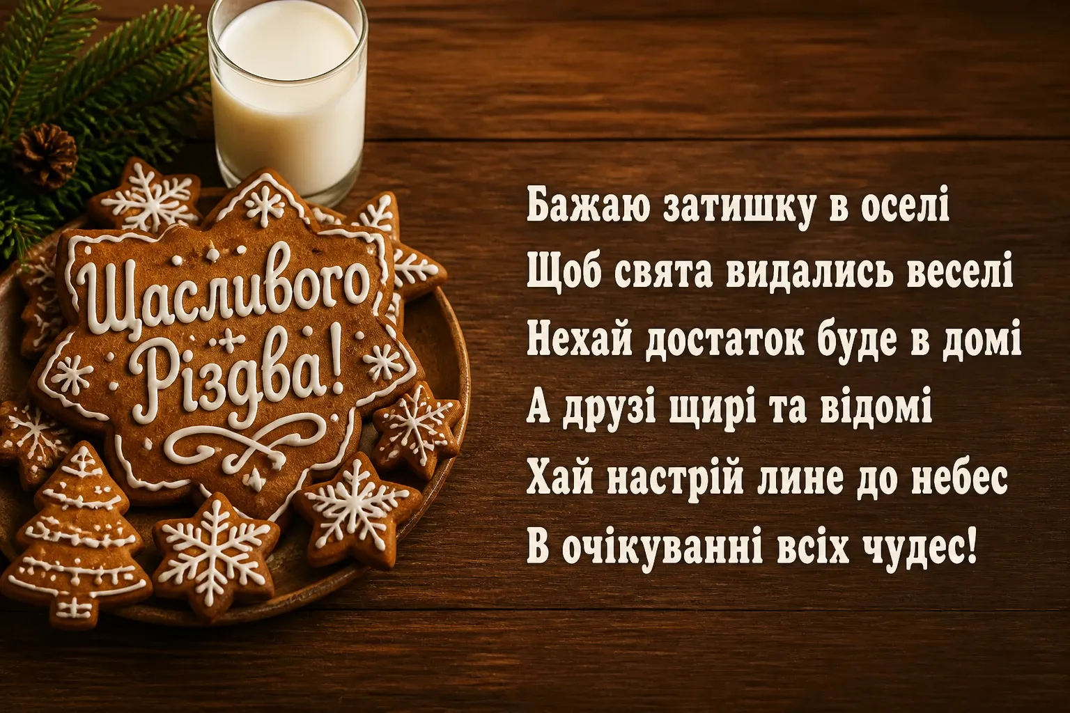 щасливого різдва привітання