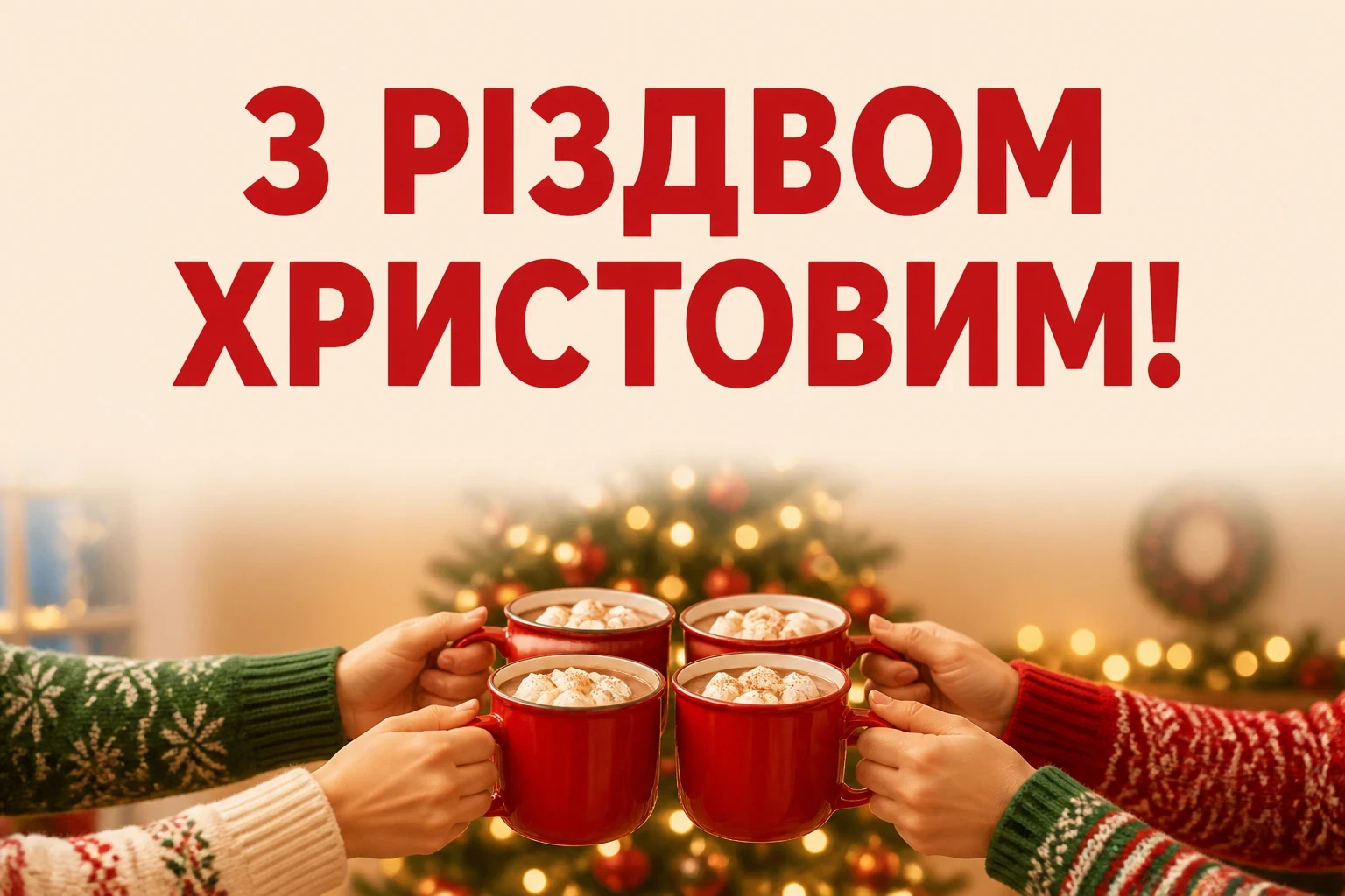 щасливого різдва привітання