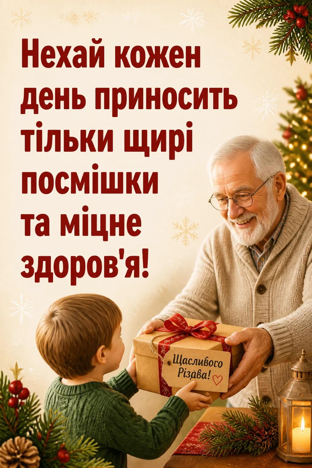 щасливого різдва привітання