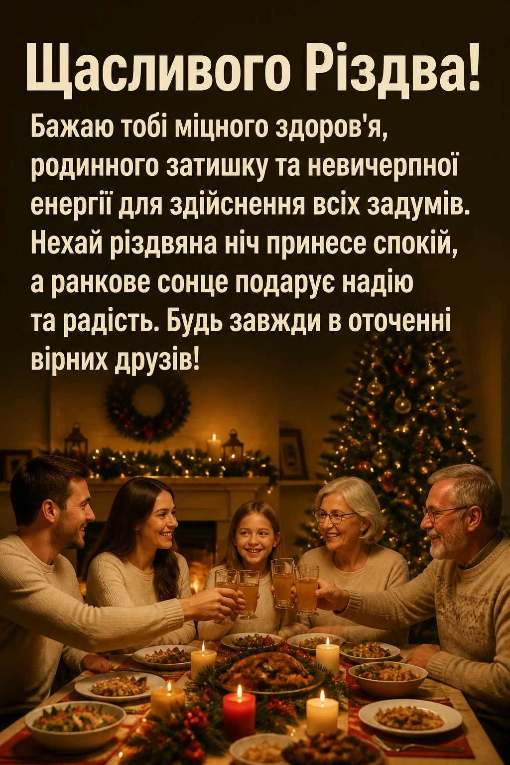 щасливого різдва привітання