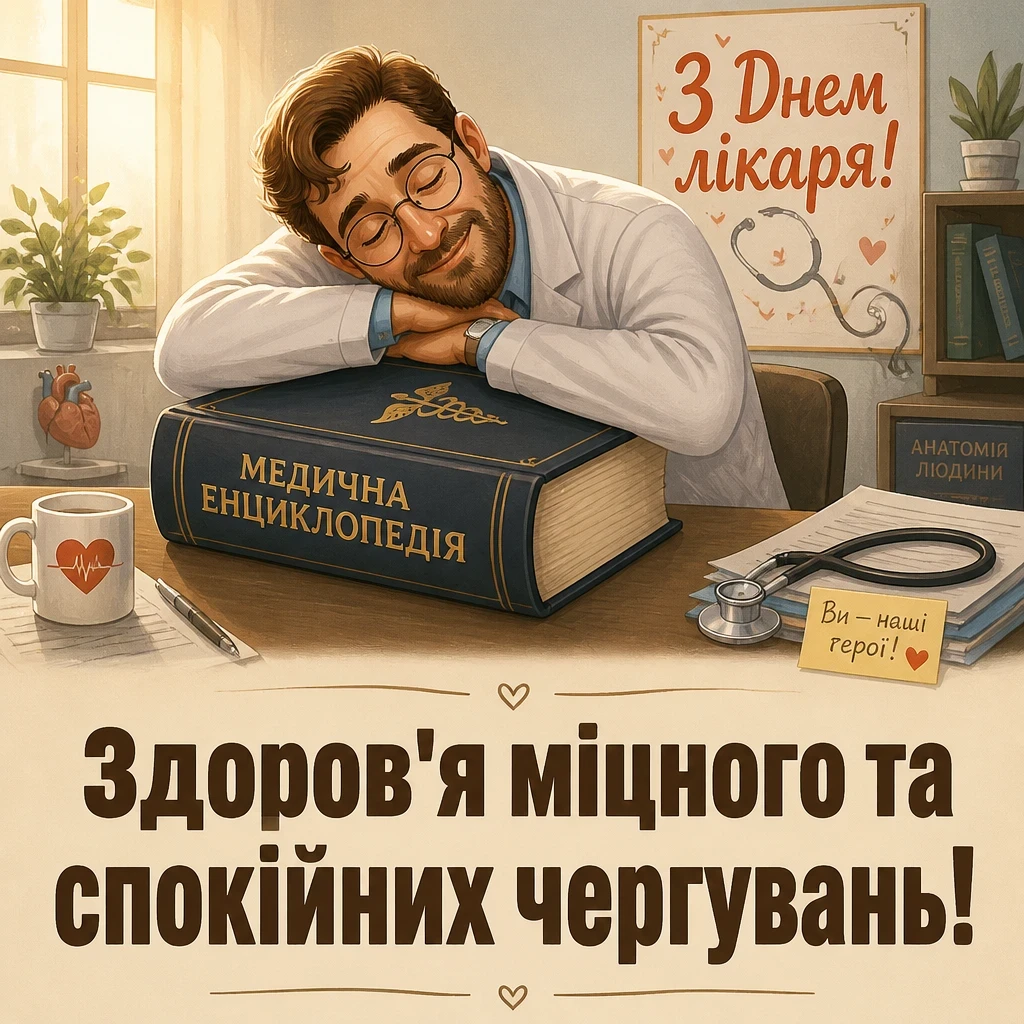 привітання з днем лікаря
