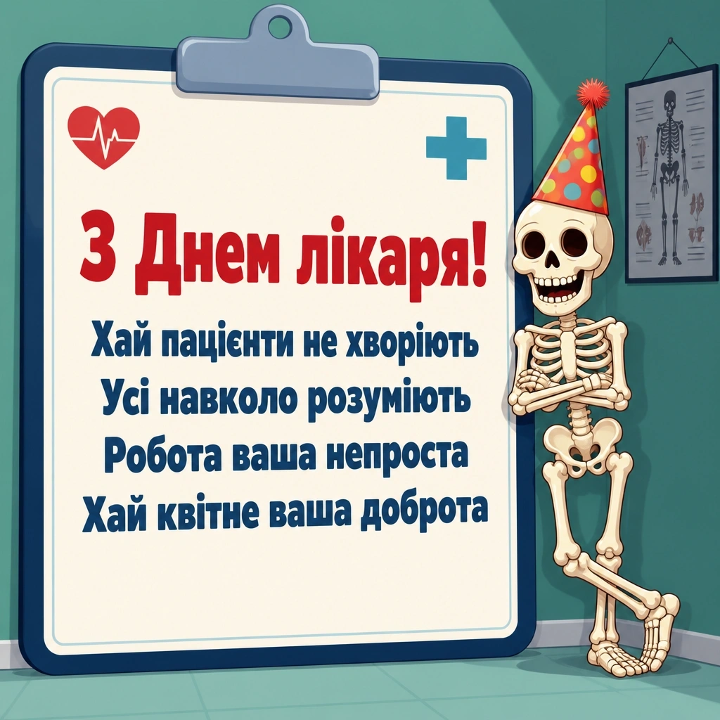 привітання з днем лікаря
