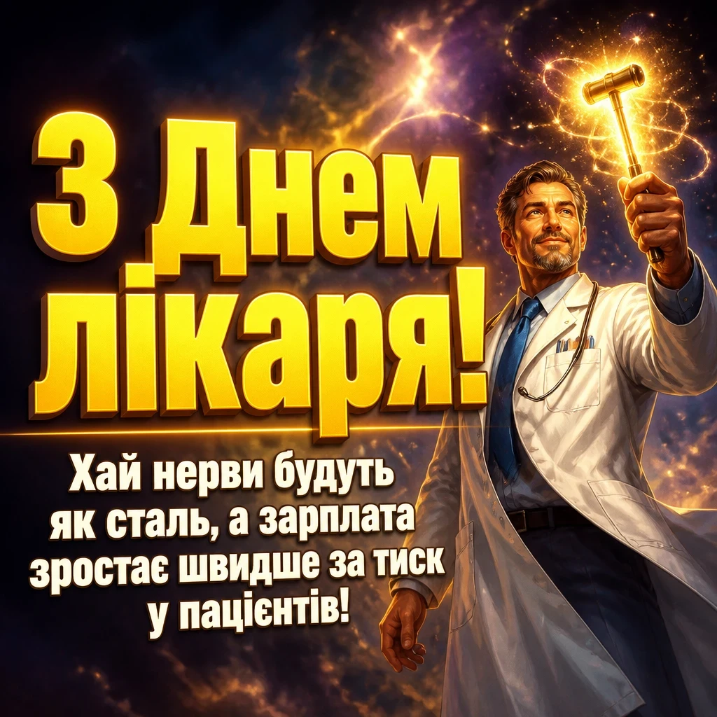 привітання з днем лікаря