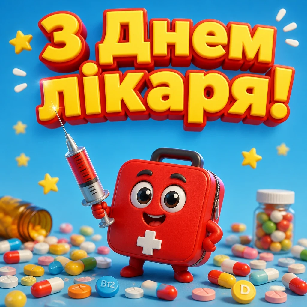привітання з днем лікаря