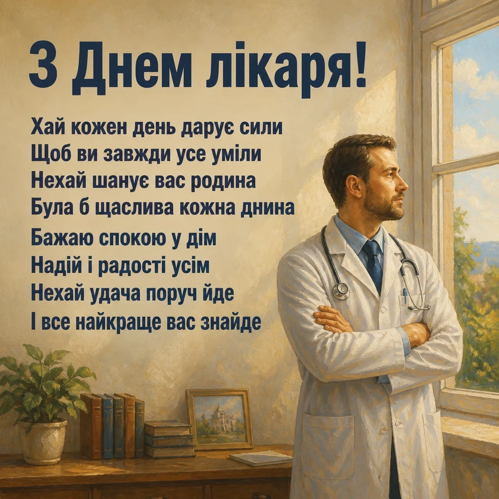 привітання з днем лікаря