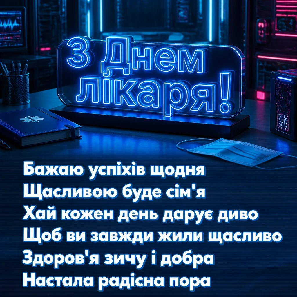 привітання з днем лікаря