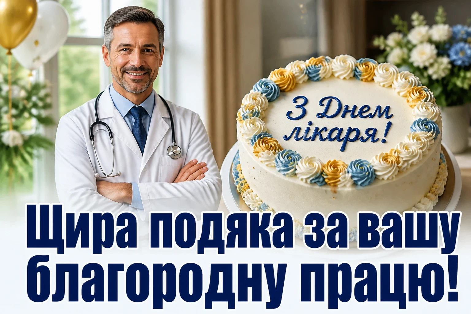 привітання з днем лікаря