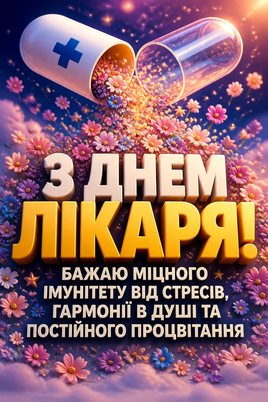 привітання з днем лікаря