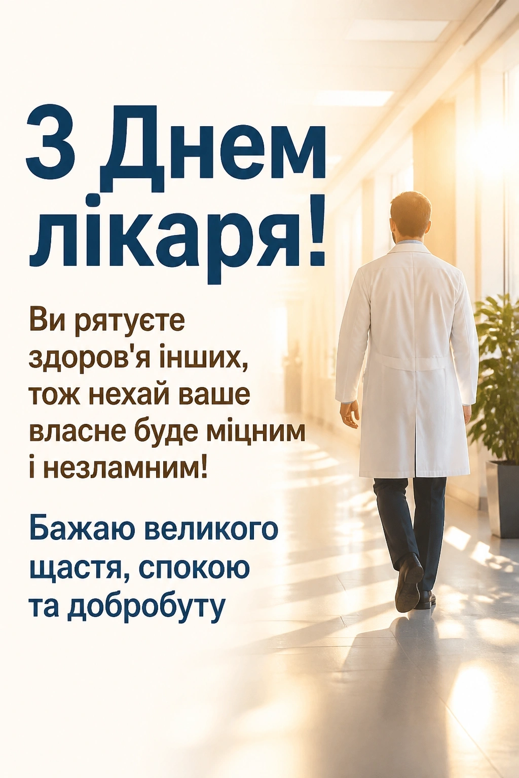 привітання з днем лікаря