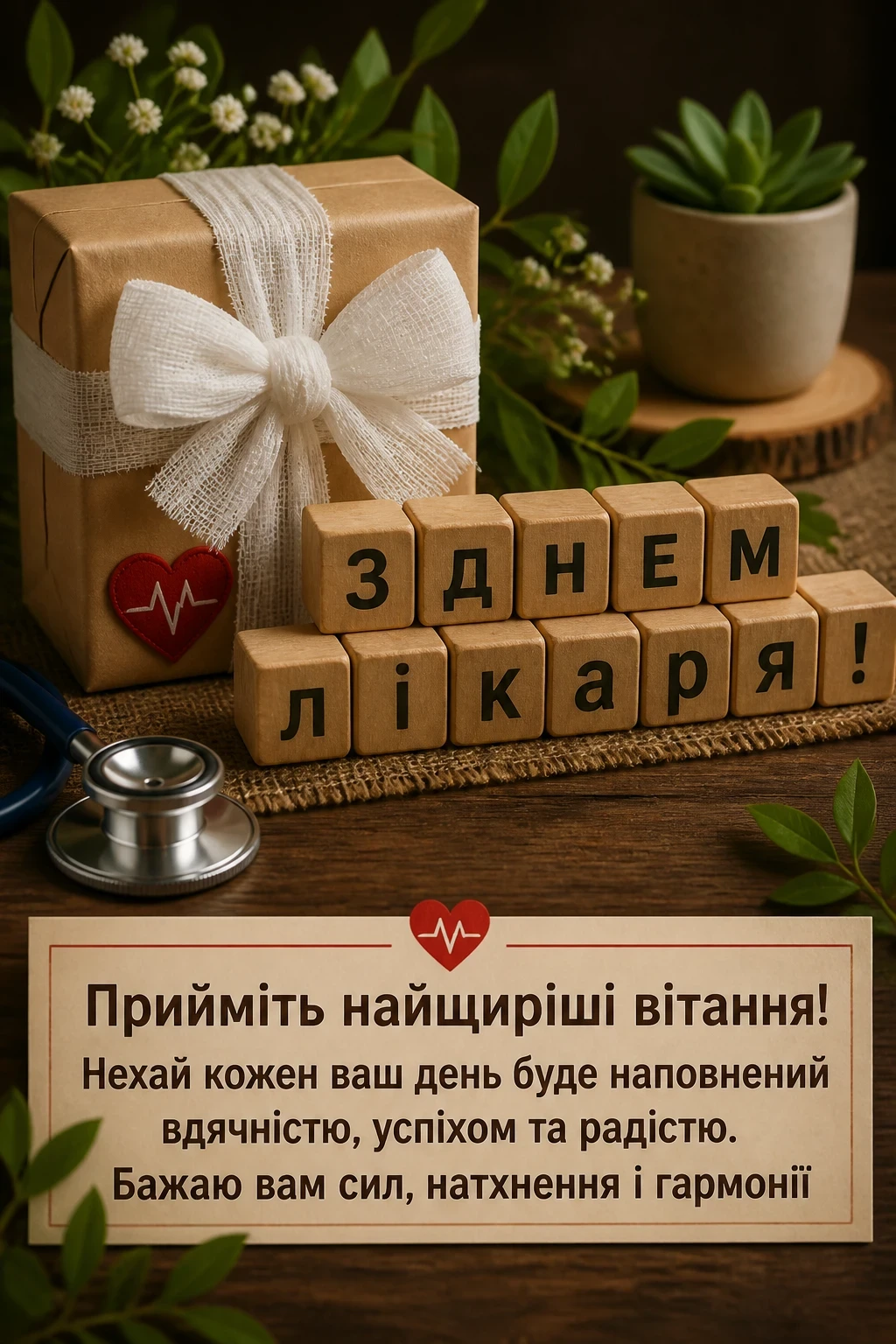 привітання з днем лікаря