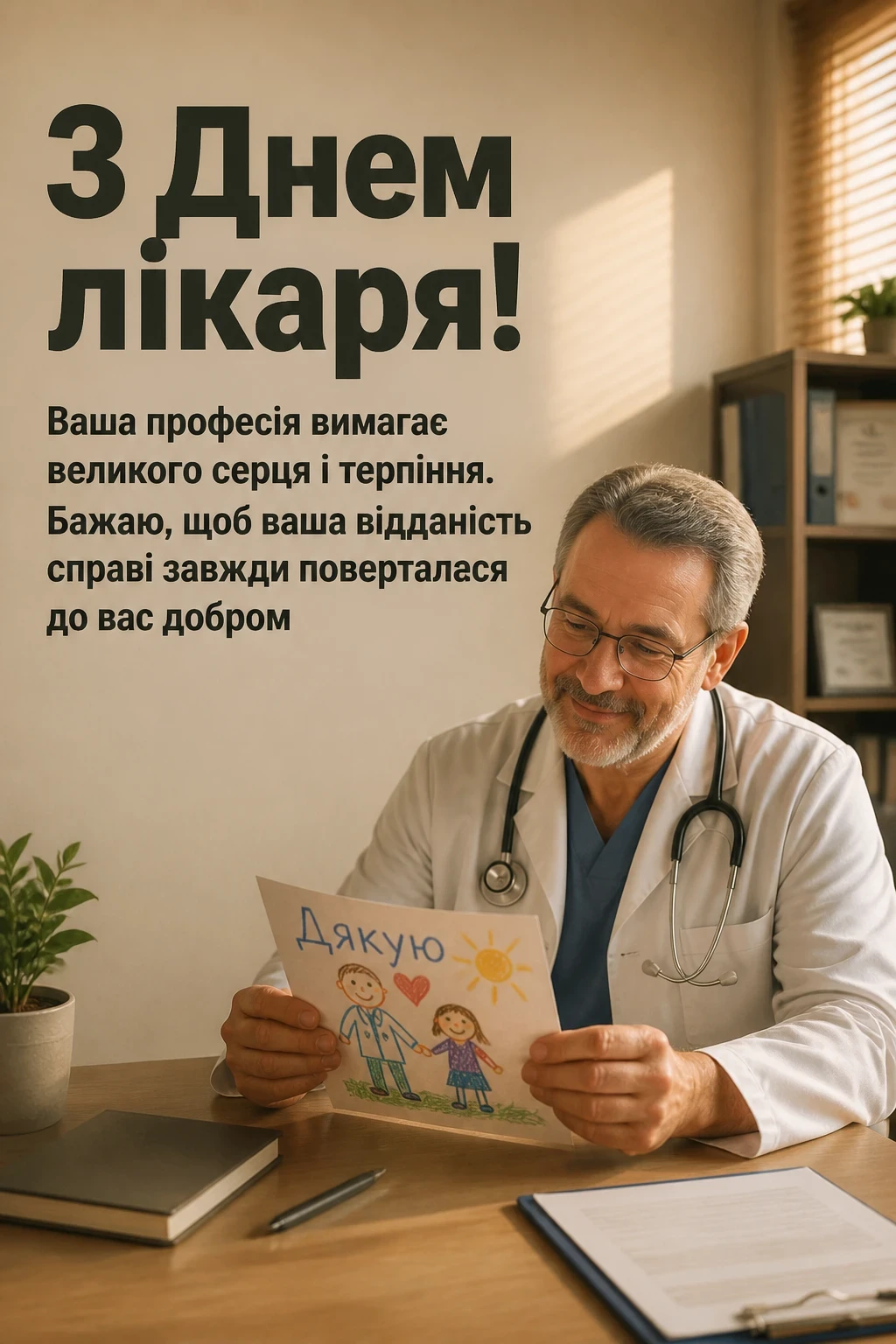 привітання з днем лікаря