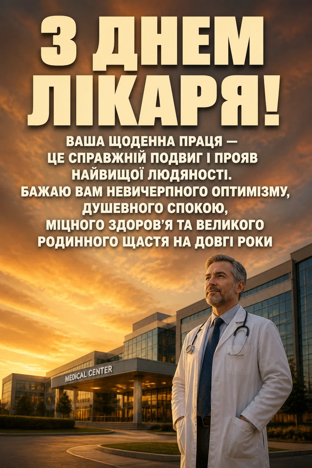 привітання з днем лікаря