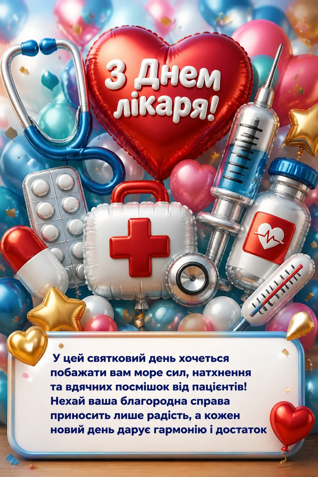 привітання з днем лікаря