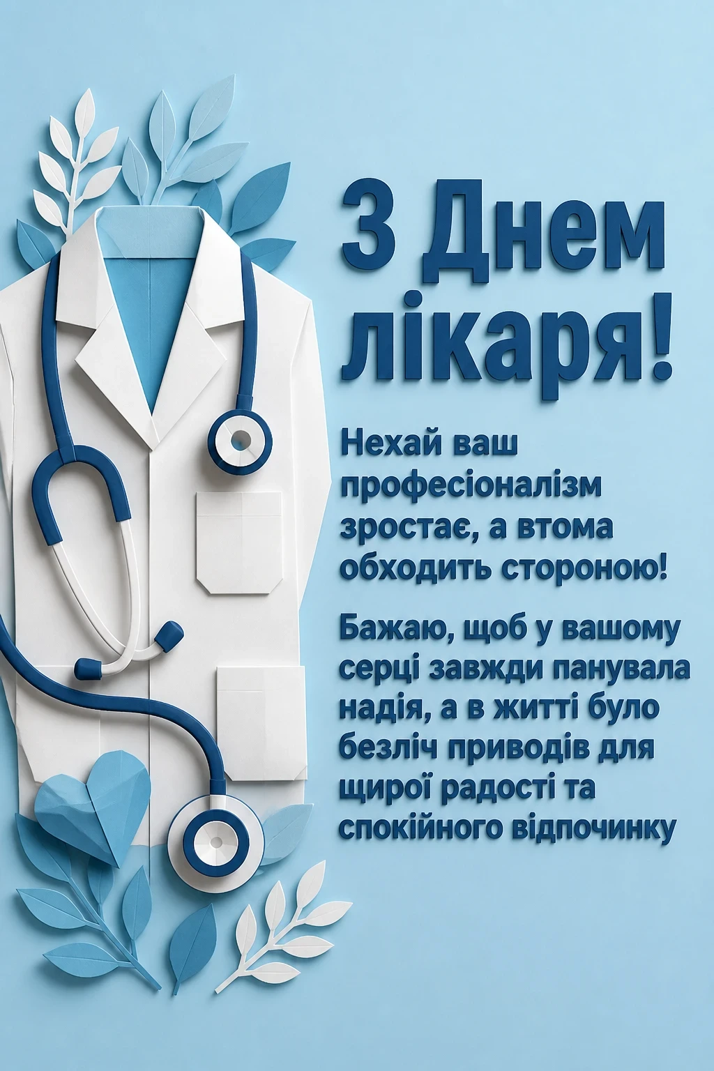 привітання з днем лікаря