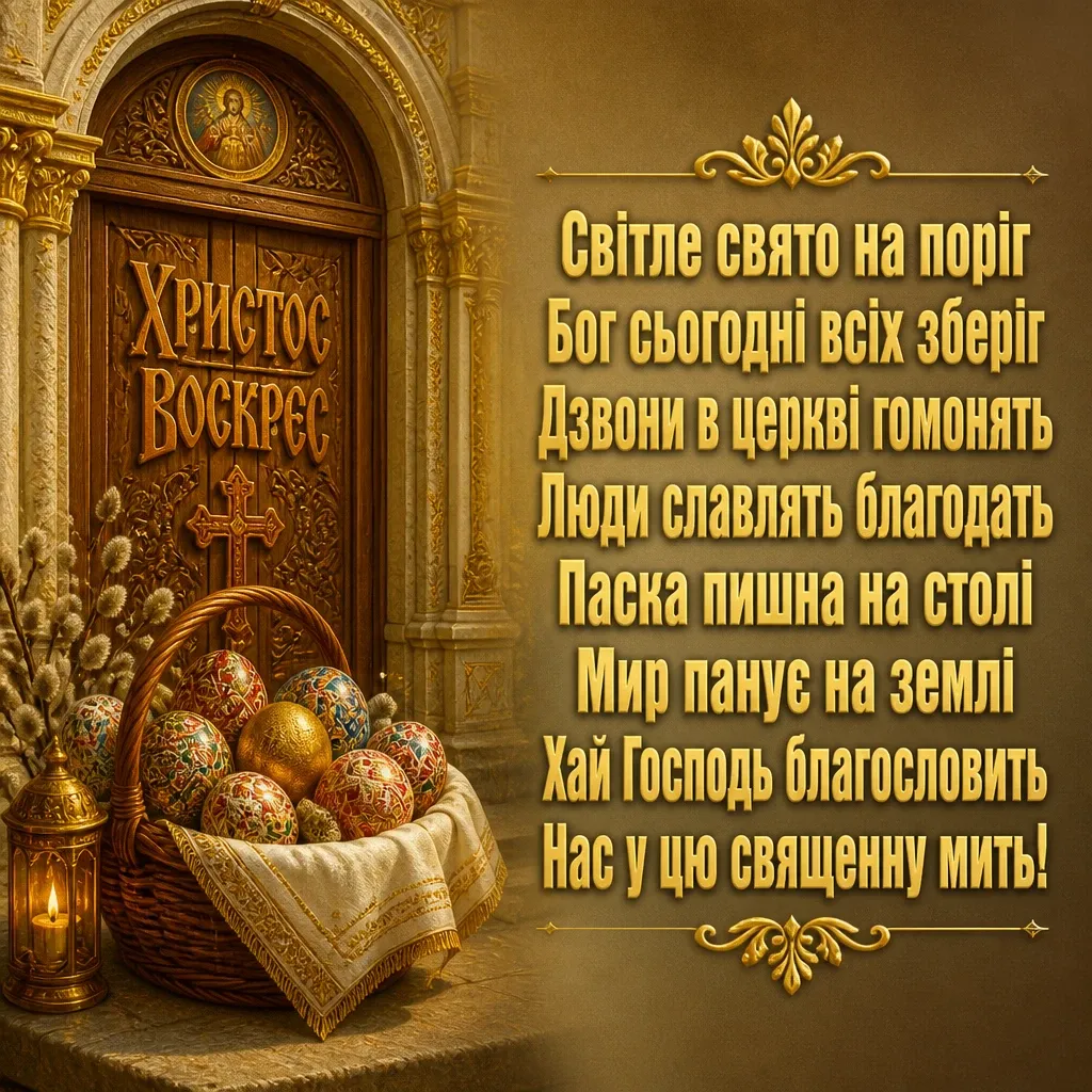 християнські привітання з великоднем