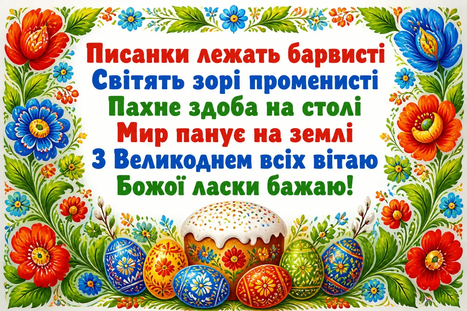 християнські привітання з великоднем