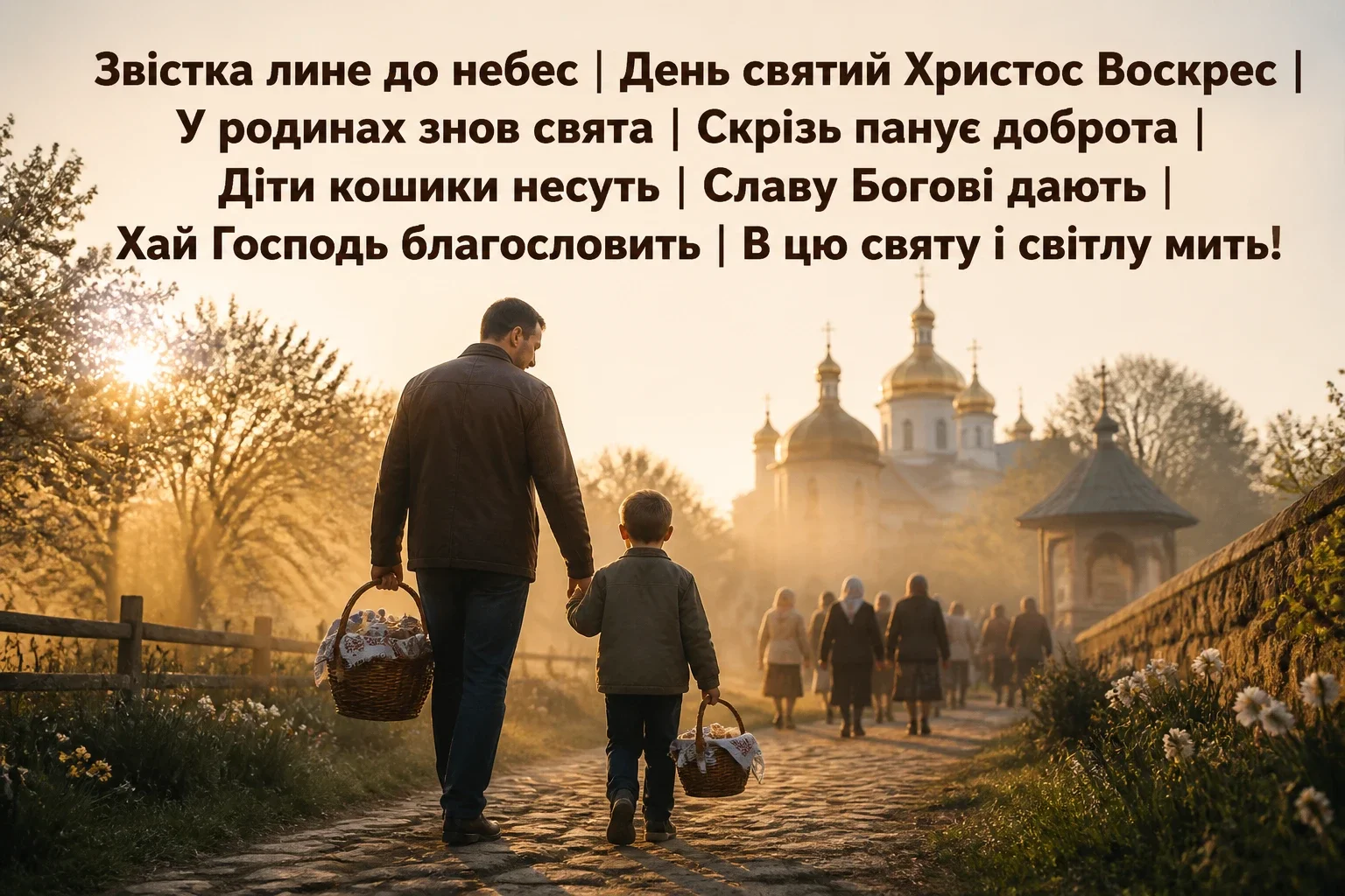 християнські привітання з великоднем
