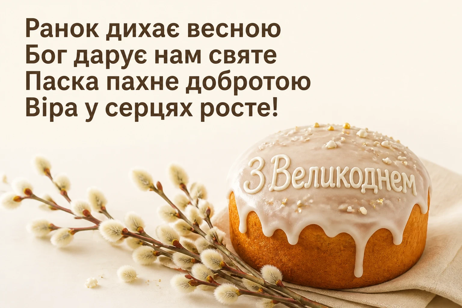 християнські привітання з великоднем