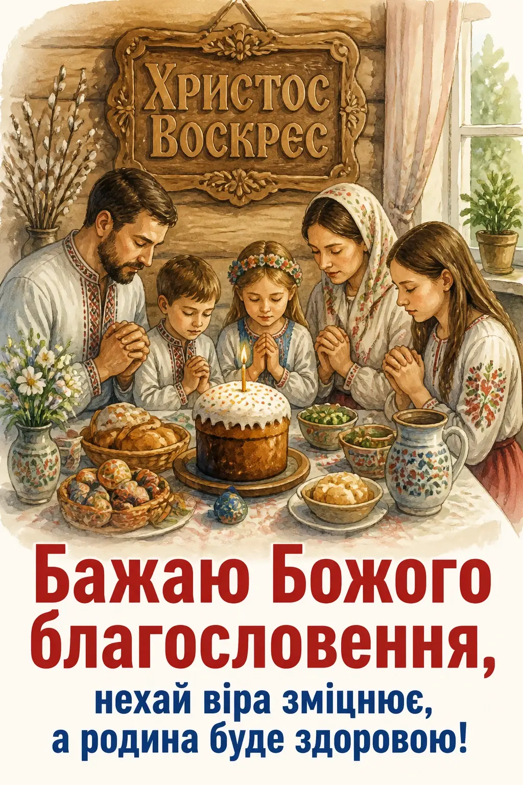 християнські привітання з великоднем