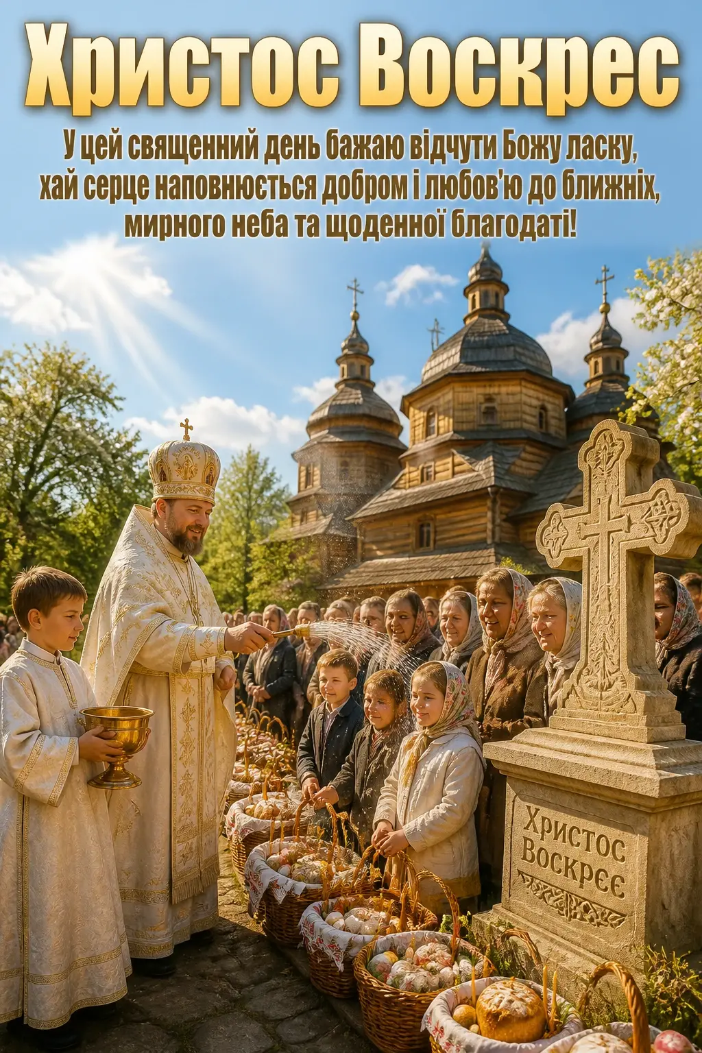 християнські привітання з великоднем