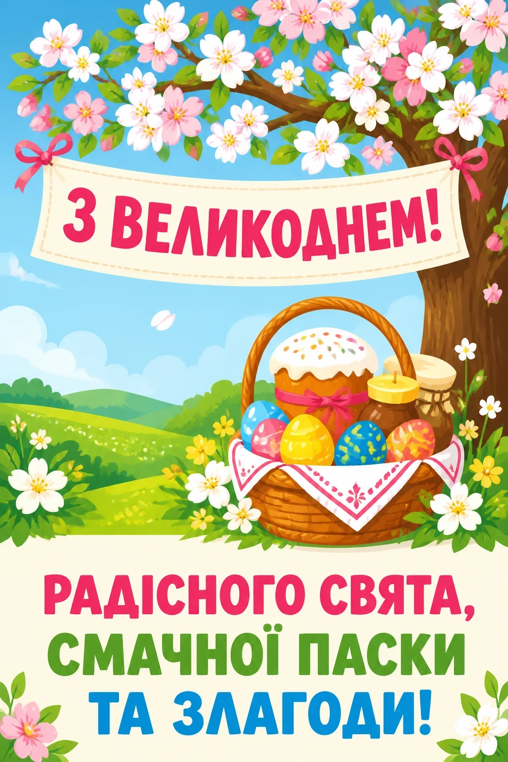 християнські привітання з великоднем