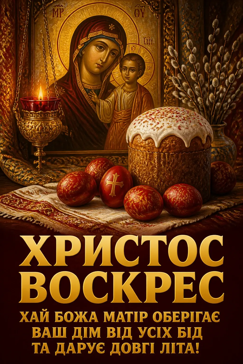 християнські привітання з великоднем