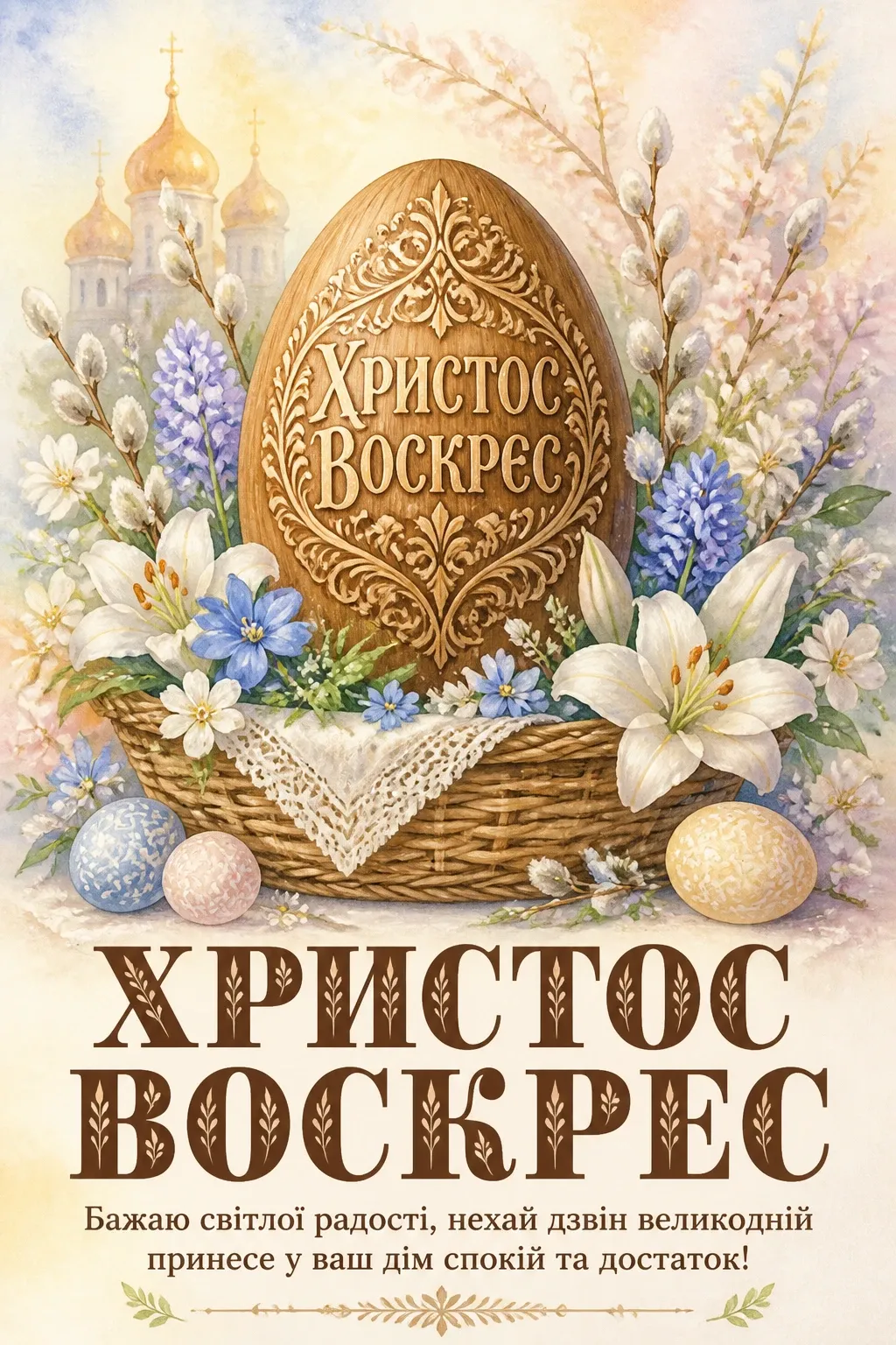 християнські привітання з великоднем