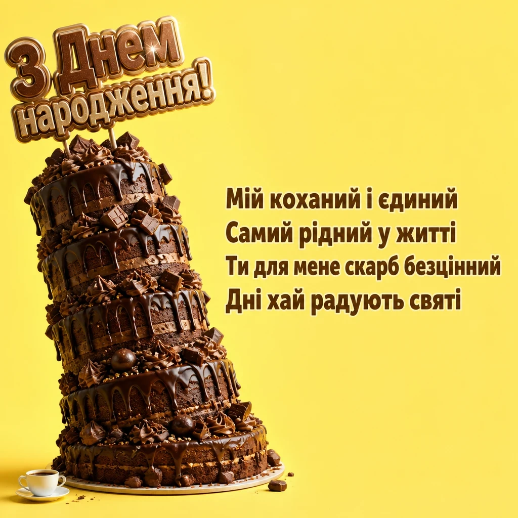 зворушливі привітання з днем народження коханому своїми словами