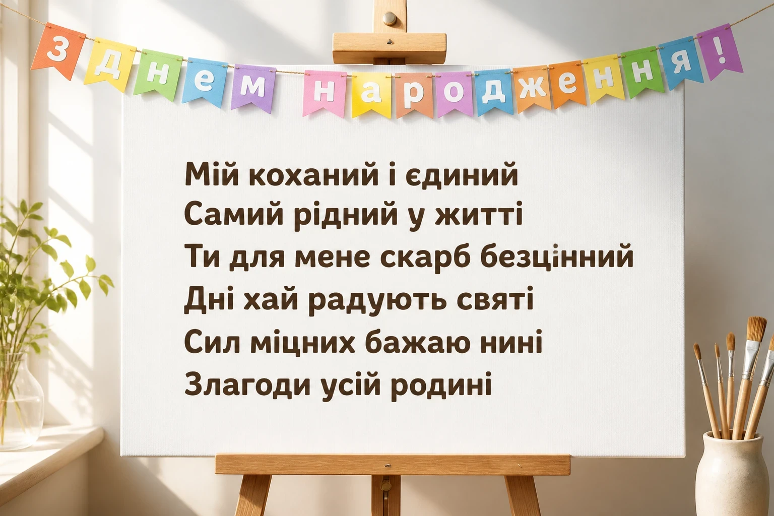 зворушливі привітання з днем народження коханому своїми словами
