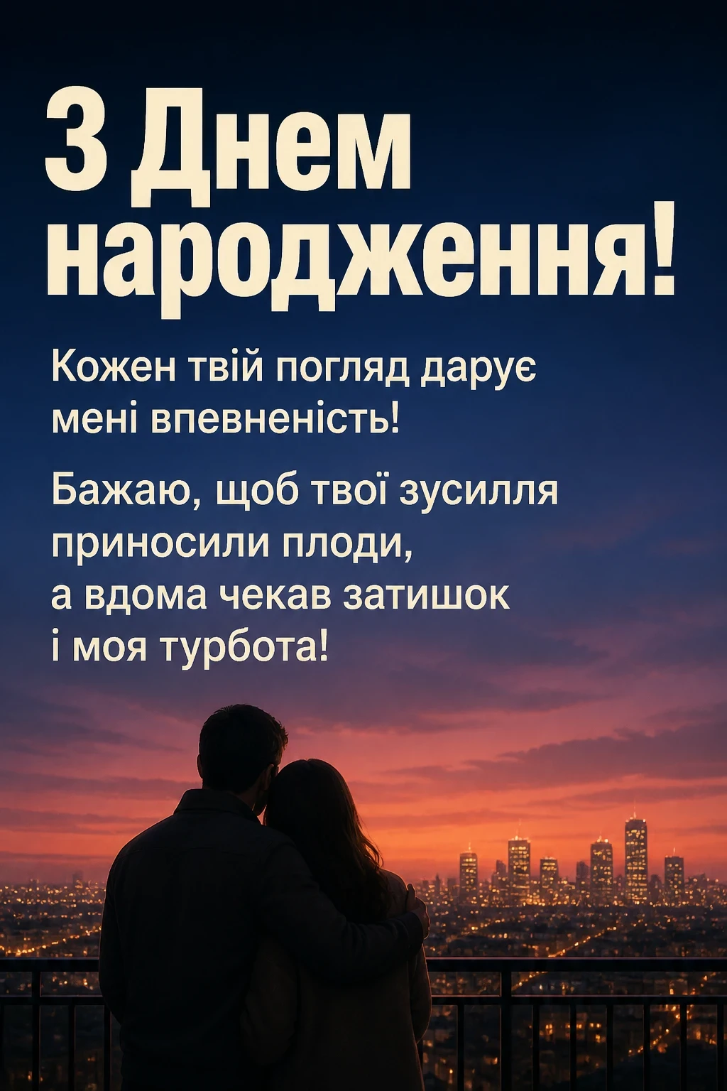 зворушливі привітання з днем народження коханому своїми словами
