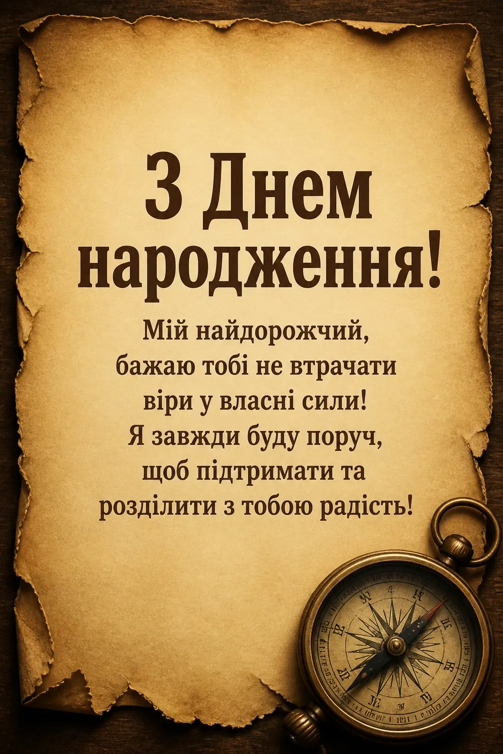 зворушливі привітання з днем народження коханому своїми словами