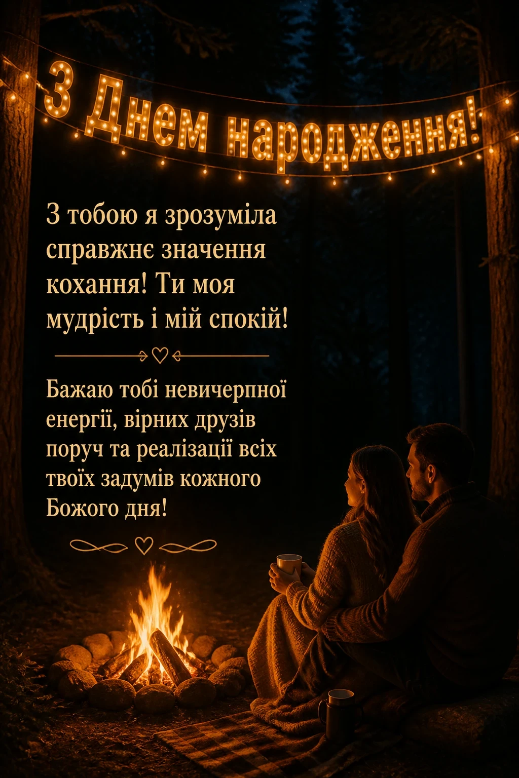 зворушливі привітання з днем народження коханому своїми словами