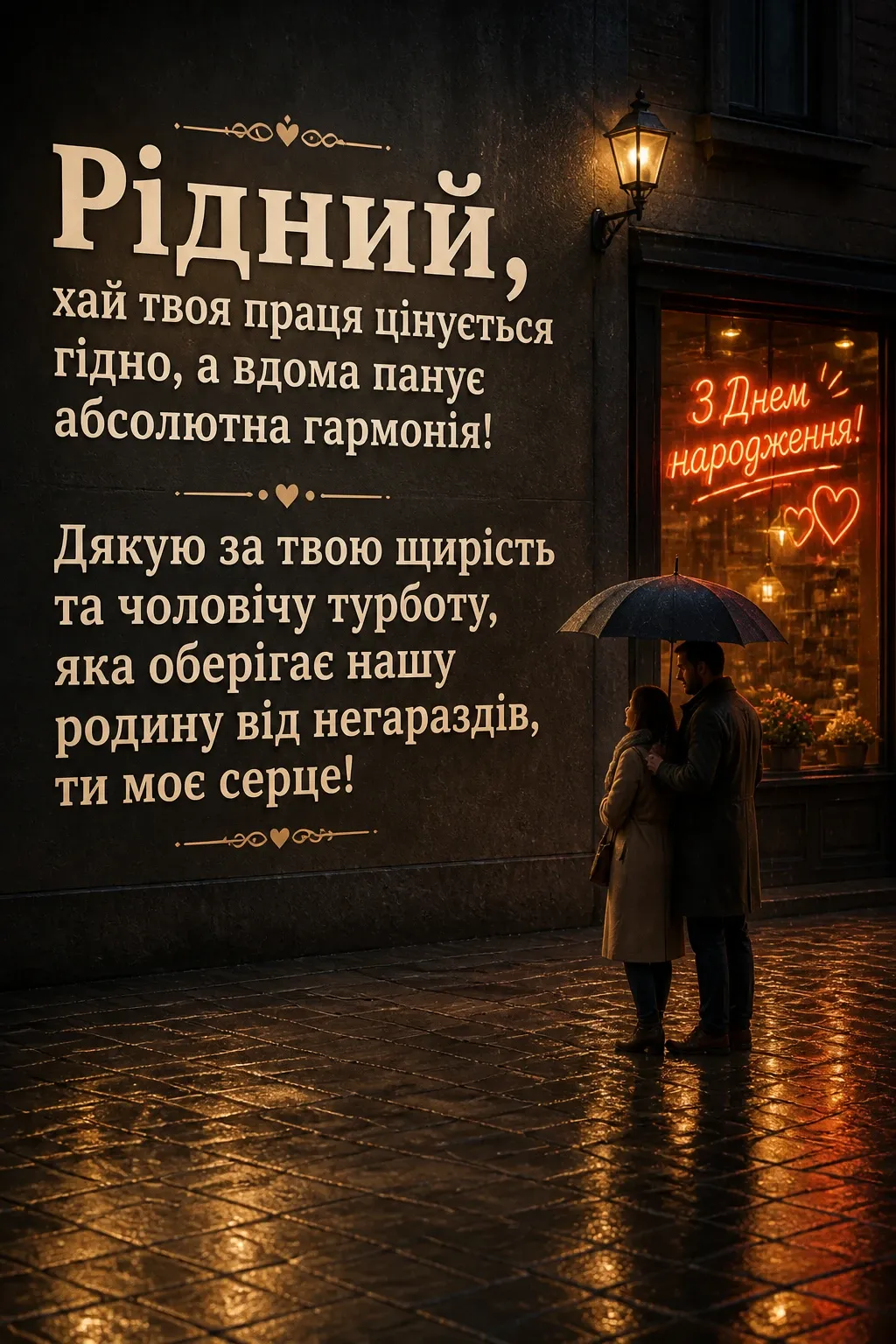 зворушливі привітання з днем народження коханому своїми словами