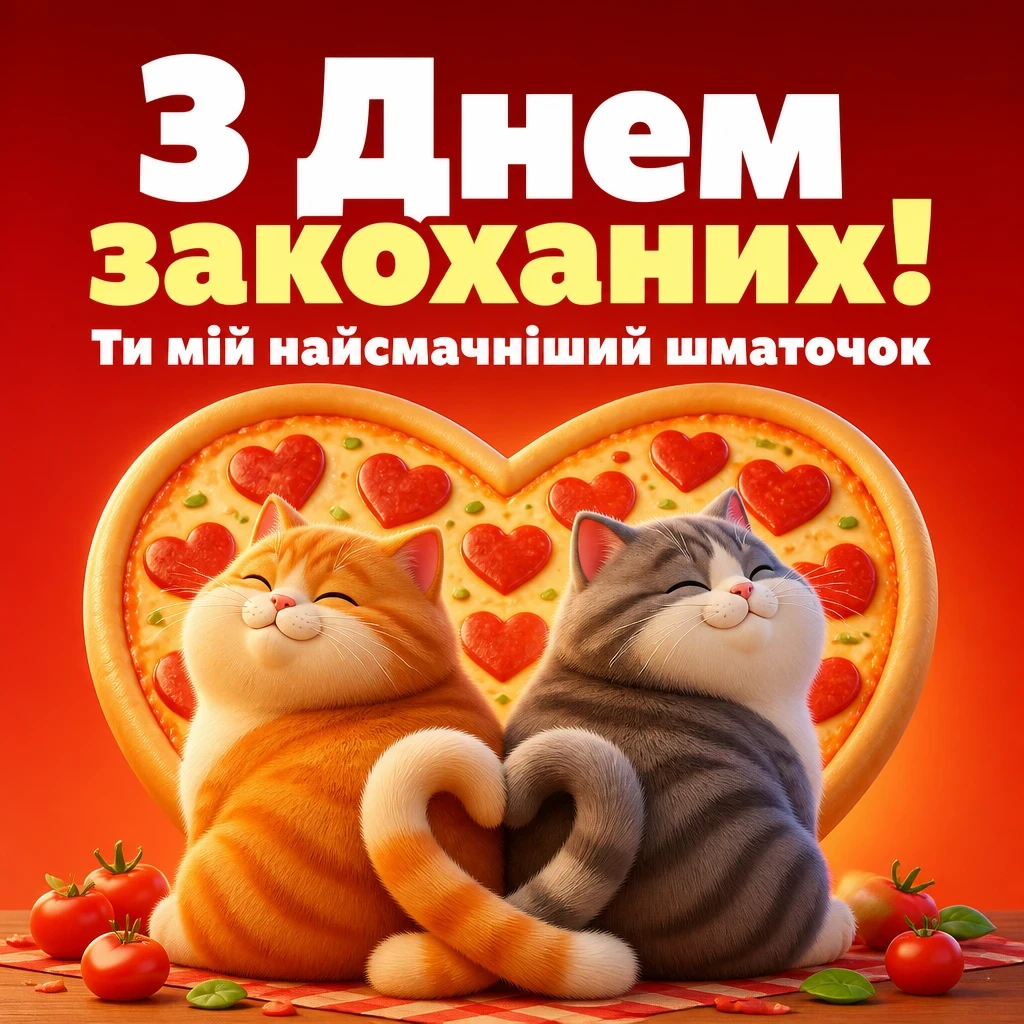 українській мові оригінальне привітання з днем закоханих